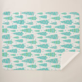 Kerstboombos Sherpa Deken (Voorkant (horizontaal))