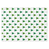 Kerstboombos, sneeuwvlokken en rode blauwe stip tafelkleed (Voorkant (Horizontaal))