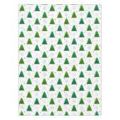 Kerstboombos, sneeuwvlokken en rode blauwe stip tafelkleed (Voorkant)