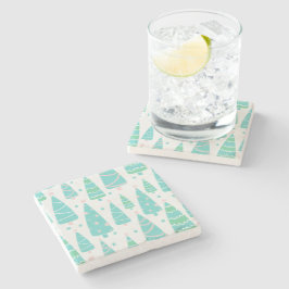 Kerstboombos Stenen Onderzetter