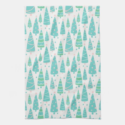 Kerstboombos Theedoek (Verticaal)