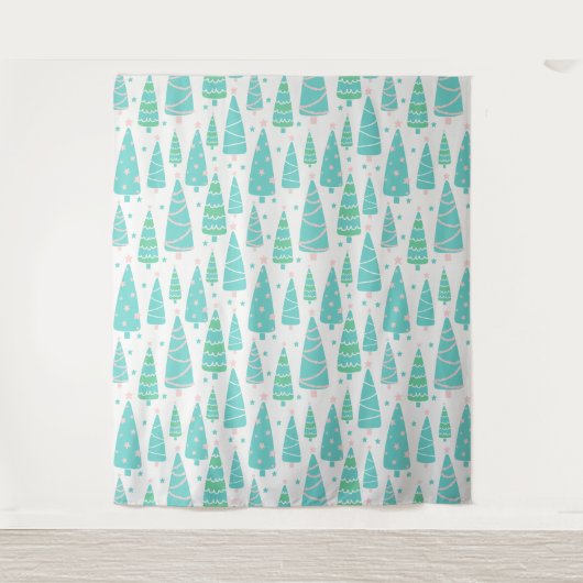 Kerstboombos Wandkleed (Voorkant)