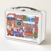 kerstboombox met klein windenergie (Voorkant)