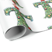 Kerstboombrief naar Kerstmis Cadeaupapier (Rol Hoek)