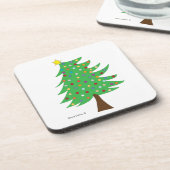 kerstboombrij bier onderzetter (Linkerzijde)