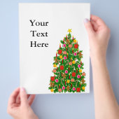 kerstboombrochure flyer (Hand)