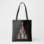 kerstboomcadeau voor chihuahua tote bag (Voorkant)