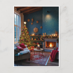 Kerstboomcadeaus Retro voor Thuis met de Feestdage Briefkaart