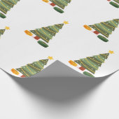 kerstboomcadeautje cadeaupapier (Hoek)