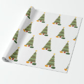 kerstboomcadeautje cadeaupapier (Uitgerold)