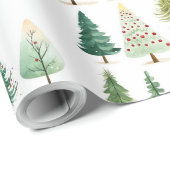 kerstboomcadeautje cadeaupapier (Rol Hoek)