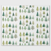 kerstboomcadeautje cadeaupapier (Vlak)