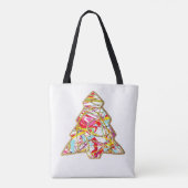 kerstboomCanvas tas (Achterkant)