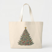 kerstboomcanvas tas (Voorkant)