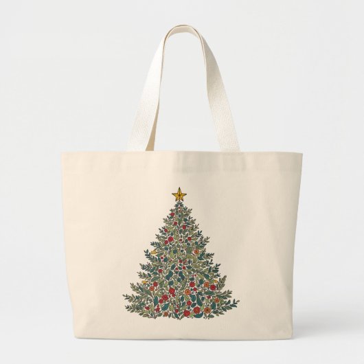 kerstboomcanvas tas (Voorkant)