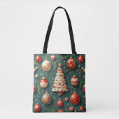 kerstboomCanvas tas (Voorkant)