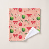 kerstboomdecor bad handdoek (Wasdoekje)