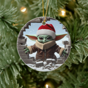 kerstboomdecoratie keramisch ornament