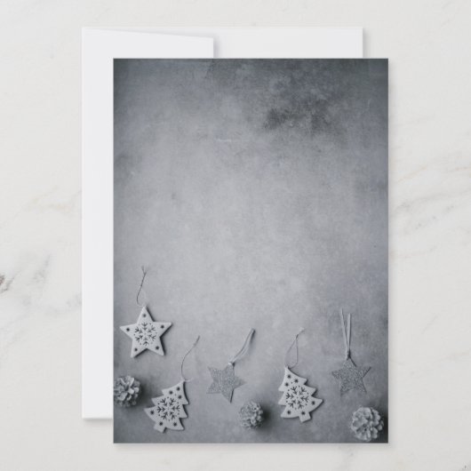 Kerstboomdecoraties Feestdagenkaart (Voorkant)