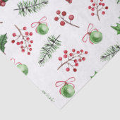 Kerstboomdecoraties & Hulst Tissuepapier (Detail)