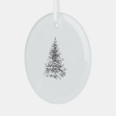 KERSTBOOMDECORATIES KUNST EN DESIGN GLAS ORNAMENT (Voorkant links)