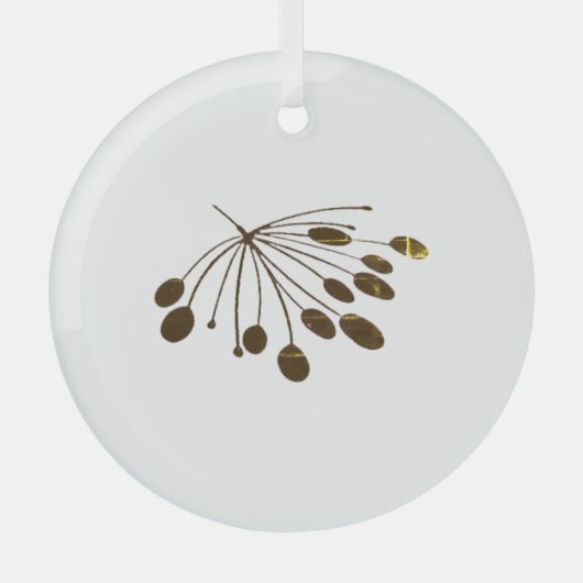 KERSTBOOMDECORATIES KUNST EN DESIGN GLAS ORNAMENT (Voorkant)