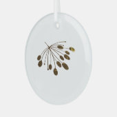 KERSTBOOMDECORATIES KUNST EN DESIGN GLAS ORNAMENT (Voorkant links)
