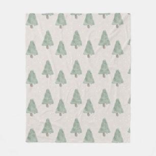 Kerstboomdeken Winter Fleece Deken