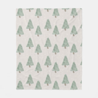 Kerstboomdeken Winter Fleece Deken