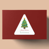 kerstboomdriehoek Sticker