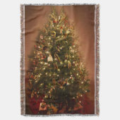 kerstboomdriemanje deken (Voorkant Verticaal)