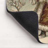  kerstboomdruk voor kerstmis muismat (Hoek)