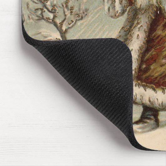  kerstboomdruk voor kerstmis muismat (Hoek)