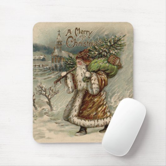  kerstboomdruk voor kerstmis muismat (Met muis)
