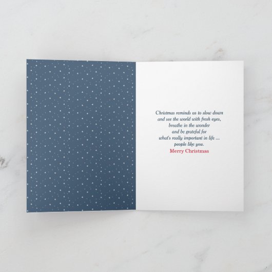 kerstboomduif met witte boomfeestkaart feestdagen kaart (Binnen)