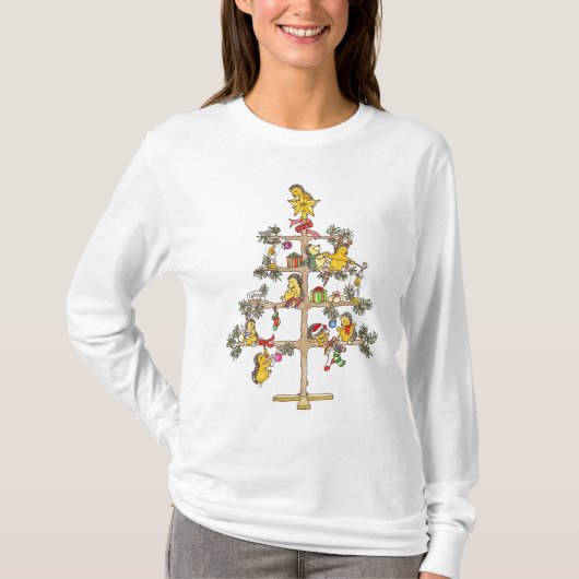 kerstboomegel t-shirt (Voorkant)