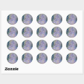 kerstboomenvelop ronde sticker (Vel)