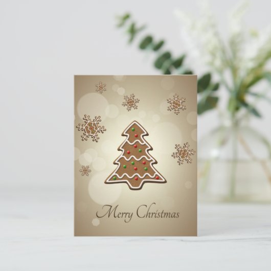 kerstboomfeestdag Briefkaart (Staand voorkant)