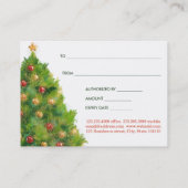 kerstboomfeestdag | Cadeaubon Kortingskaartje (Achterkant)