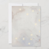 Kerstboomfeestdag in modern script  kaart (Achterkant)