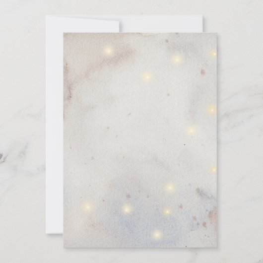 Kerstboomfeestdag in modern script  kaart (Achterkant)