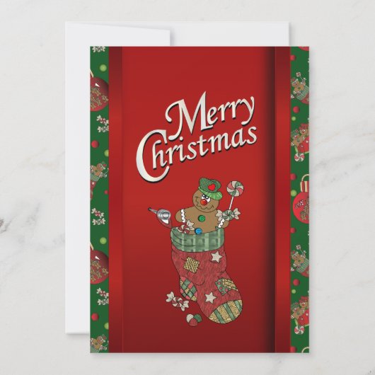 kerstboomfeestdag kaart (Achterkant)