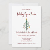 kerstboomfeestdag kaart (Voorkant)