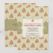 kerstboomfeestdag kaart (Voorkant / Achterkant)