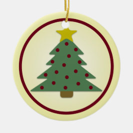 kerstboomfeestdag keramisch ornament