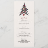 kerstboomfeestdag menu (Voorkant)