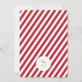 kerstboomfeestdag met blauwe cirkels kaart (Achterkant)