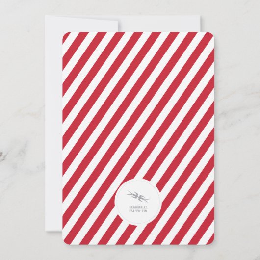 kerstboomfeestdag met blauwe cirkels kaart (Achterkant)