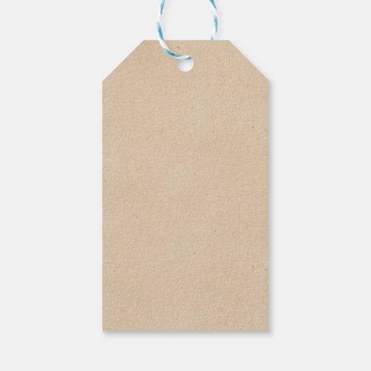 kerstboomfeestdag met Trendy Typography Cadeaulabel (Achterkant)