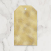 kerstboomfeestdag met Trendy Typography Cadeaulabels (Achterkant)